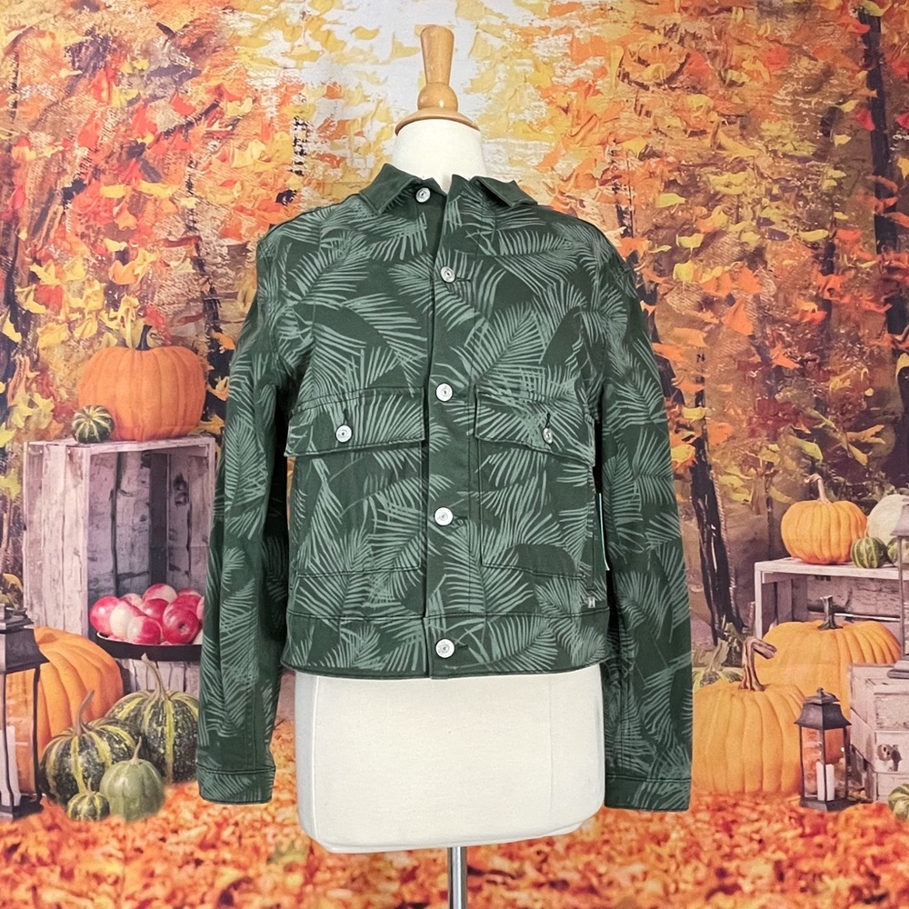 Lularoe “Harvey” Jean Jacket Large